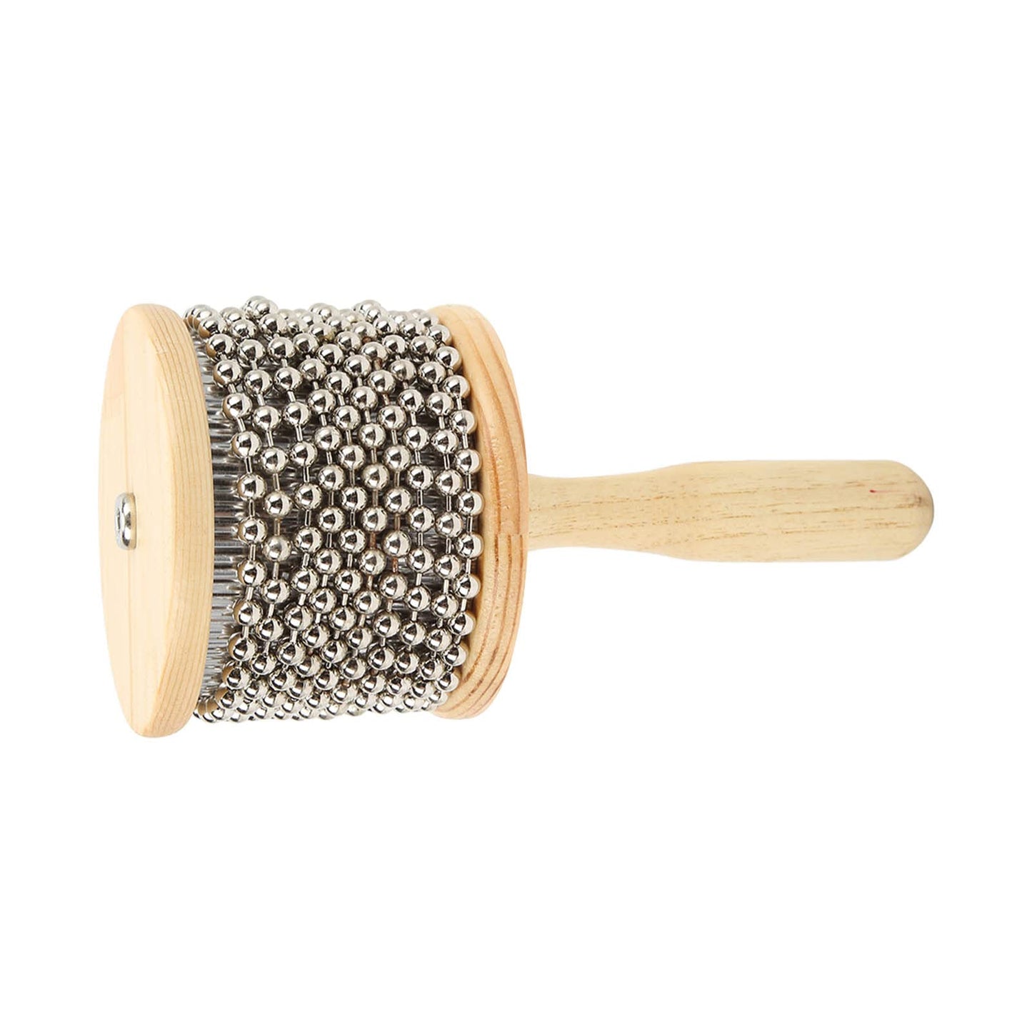 Hand Cranked Cabasa, Comfortable Grip Beautiful Sound Cabasa Environmental Friendly For Over 4 Years Old For Rhythm Training(Med