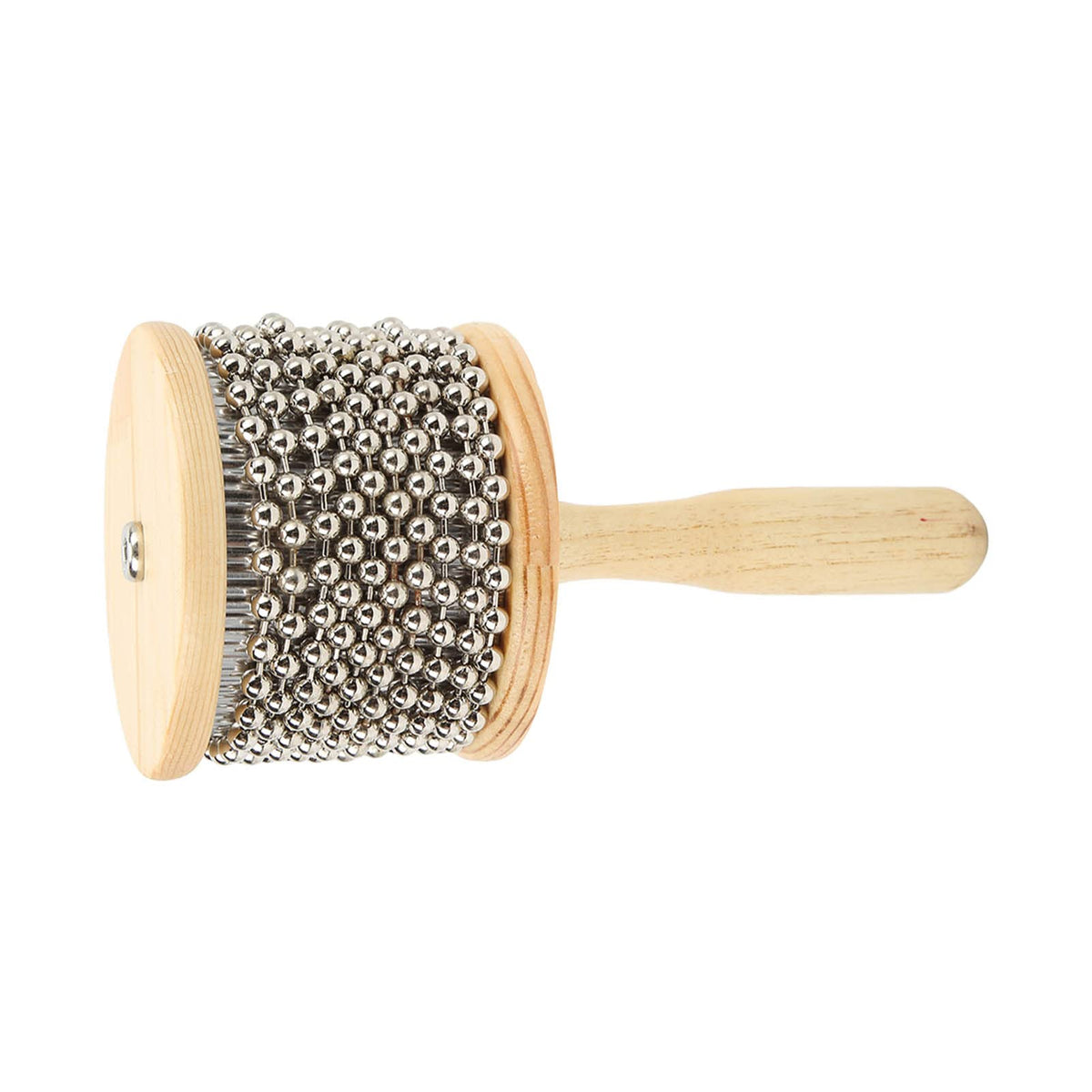 Wooden Cabasa, Attractive Hand Cranked Cabasa Beautiful Sound Comfortable Grip For Rhythm Training(Medium Cabassa)