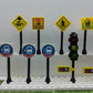 Building Toys City/Town/Village/Street Signs Set 15. Stop. Traffic Lights. Custom