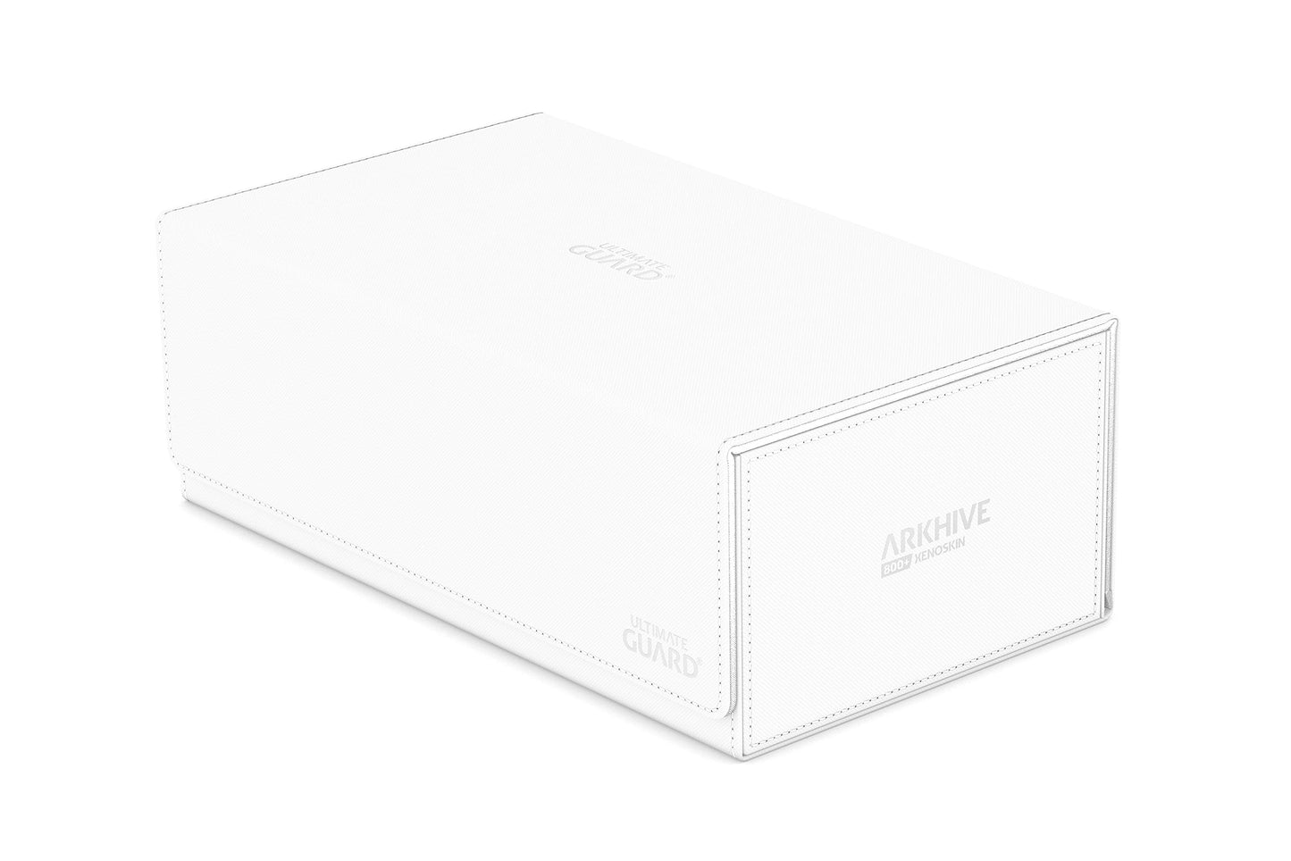 Ultimate Guard Arkhive 800+, Deck Case For 800 Double-Sleeved Tcg Cards, White, Compatible With Boulders, Magnetic Closure & Microfiber Inner Lining