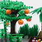Brotex Plants Tree Accessories Jungle - Botanical Parts Bricks Flower Leaf Forest Flower Plants Pieces Building Blocks Set, Animals Farm Squirrel Birds Grass Garden House Toy (Without Baseplate)