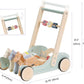 Wooden Galloping Ponies 2-in-1 Push & Pull Learning Walker