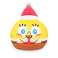 TeeTurtle 6" Spongebob Squarepants Reversible Plushie - Holiday Edition, Kawaii Soft Polyester Stuffed Animal