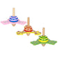 Trinkets & More Spinning Tops For Kids Toddlers 3+ (Animal Theme Pack Of 3)