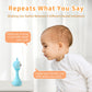 Alilo Yoyo Talking Bunny Baby Singing Musical Rattle, Mimicking Toys Repeats What You Say, Preloaded 90+ Audio Content, Abc/Number/Notes Learning Toys For Toddlers Infant Newborn Baby Easter Gifts
