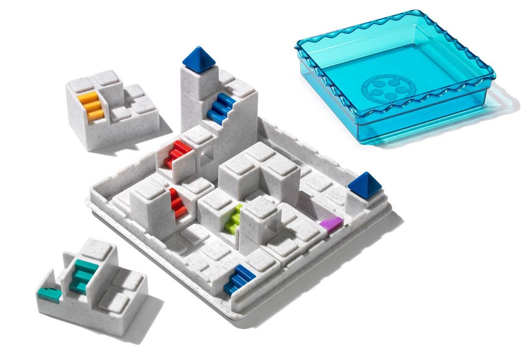Smartgames Atlantis Escape; A 3D Path-Building Travel Game For Kids And Adults, A Stem Focused Cognitive Skill-Building Brain Game - Brain Teaser For Ages 8 & Up, 60 Challenges.