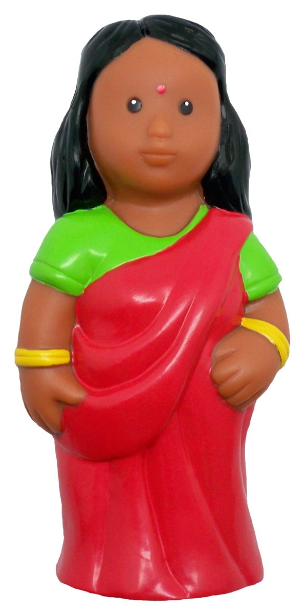 Get Ready Kids Around The World Figures, Set Of 8, 5', Multicolor (621)