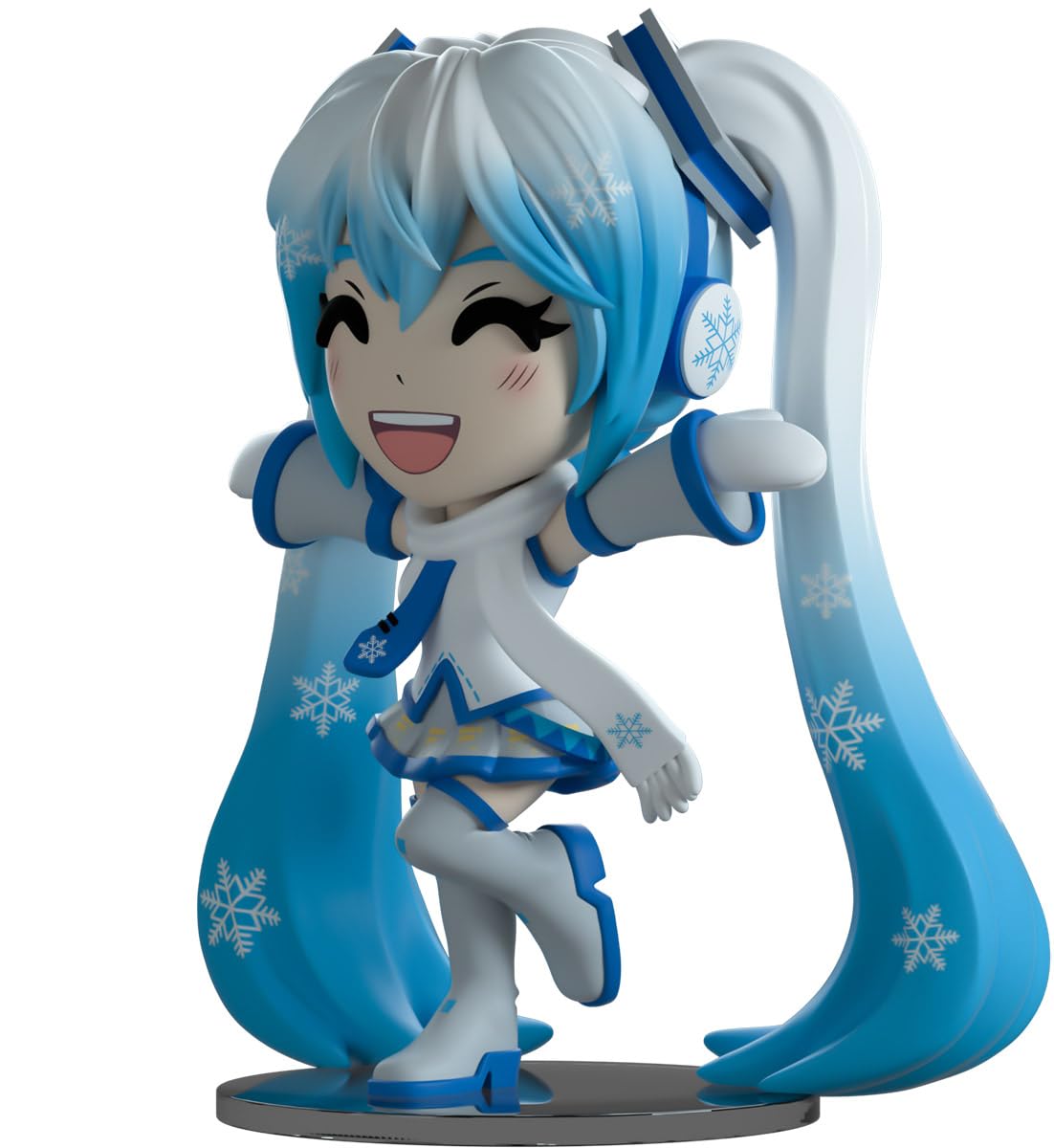 Youtooz Snow Miku 5'' Inch Vinyl Figure, Youtooz Snow Hatsune Miku Collectible, Youtooz Music Snow Miku Collection