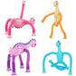 Sysama 4 Pcs Telescopic Suction Cup Toy, Pop Tubes Sensory Toys For Toddlers, Educational Fidget Toys Dinos Party Favors For Anx