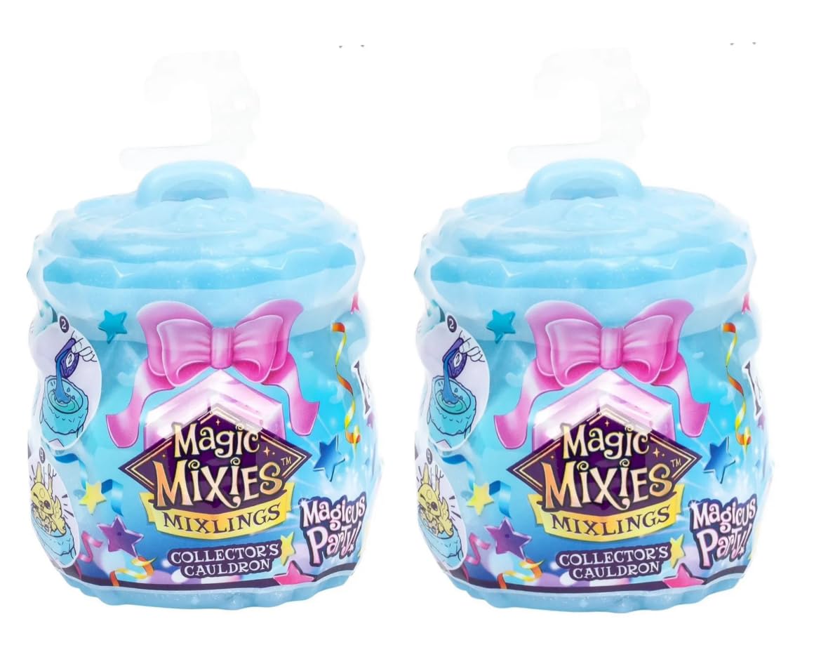 Magic Mixies Mixlings Collectors Cauldron, Magic Wand Reveals Magic Power, Power Unleashed Series, For Kids Aged 5 And Up (Styles May Vary), Multicolor (14694) (Two (2) Cauldrons)