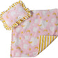 Baby Whitney Pink Clouds Doll Blanket & Pillow - Cotton, Pink, Model 79960