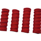 Damper Shock Sleeves Dirt Dust Resist Guard Cover for Traxxas 1/8 Sledge 4pcs - RED