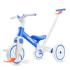 XIAPIA Tricycles for 1-3 Year Olds, 5 in 1 Toddler Balance Bike with Removable Pedal, Push Trike Toys with Adjustable Pushrod fo