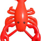 Large 20'' Red Blow-Up Inflatable Lobster Pool Toy Luau Nautical Clam Bake Beach Hawaii Key West Theme Party Decoration (1 Pack)