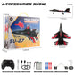 Roofworld New Upgrade Su27 Rc Airplane, Remote Control Fighter Toys, 2.4Ghz 6-Axis Gyro Stabilizer Rtf Glider Aircraft Plane Wit