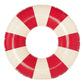Petites-Pommes Round Float For Adults - Durable Inner Tube, Handprinted Classic Striped Design Water Floats, Soft Comfort Seamin
