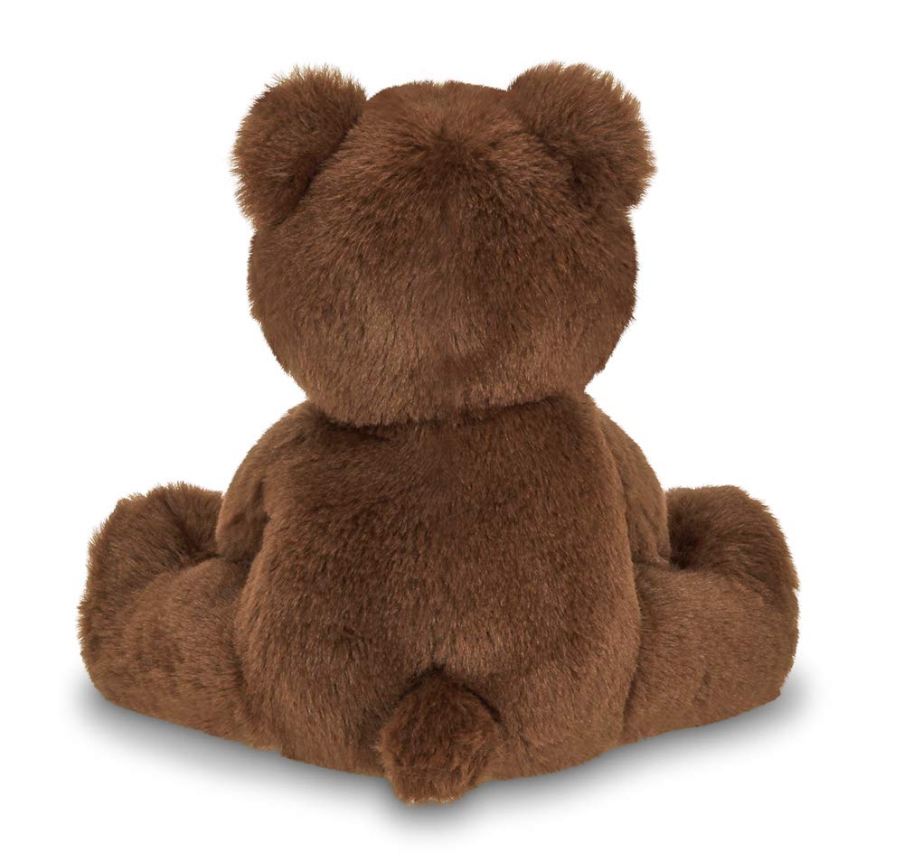 Bearington Lil' Barnaby Chocolate Brown Plush Stuffed Animal Teddy Bear, 11.5 Inches