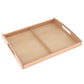 MERISHOPP Montessori Wooden Sorting Tray Two Sections Sand Box for Preschoolers Babies| Baby Learning Toy | Infant Activity Toy 