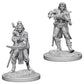 Neca Pathfinder Deep Cuts Unpainted Miniatures: Wave 4: Elf Female Bard
