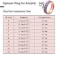Mhwtty Anxiety Ring For Women Fidget Ring Spinner Rings For Anxiety Fidget Toys Adults Fidget Rings For Anxiety For Women Anxiety Toys Gift For Women Men Rainbow Size 10