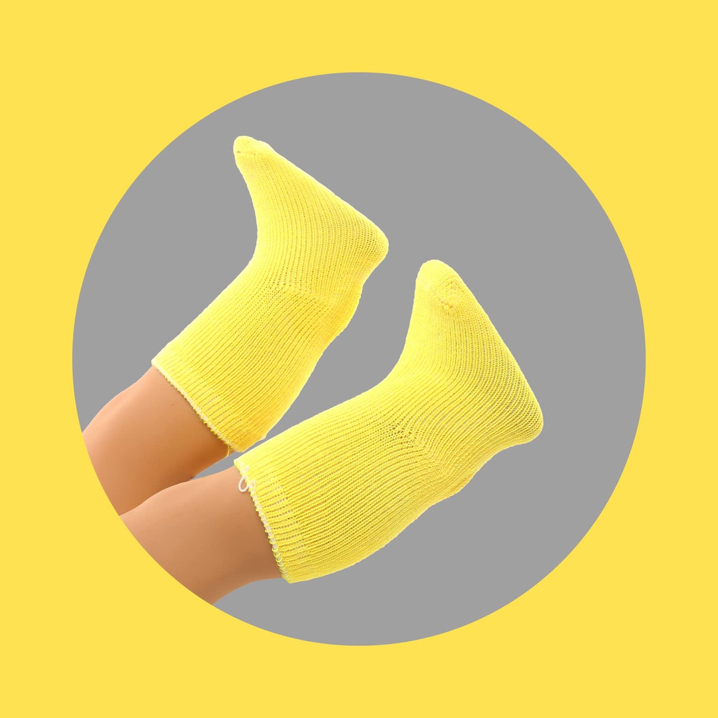 Miunana 5 Pairs Doll Socks For 18 Inch Girl Doll,Include 2 Pairs Striped Socks And 2 Two-Tone Socks And 1 Pairs Solid Color Socks Have 9 Colors Send By Random For Baby Doll