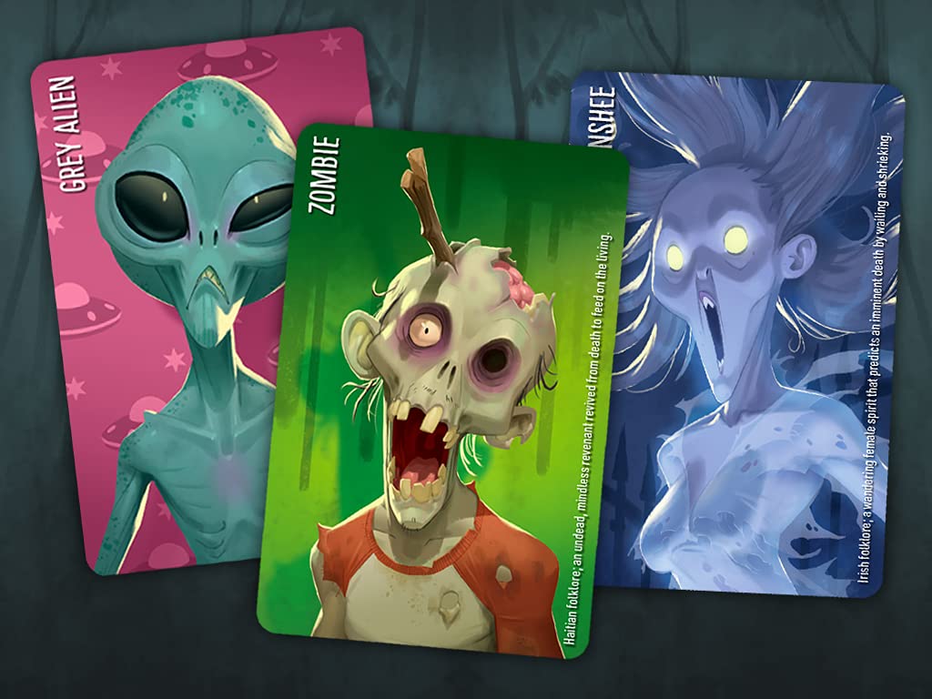 Horrible Guild: Similo Spookies, Cooperative Fun For The Whole Family, Easy To Learn, Deck Includes 30 Big Cards, For Ages 7 And