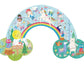 Floss & Rock 40P3602 80-Pieces Rainbow Fairy Shaped Jigsaw Puzzle Toy With Shaped Box