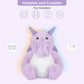 SuzziPals Heatable & Coolable Dragon Plush - Microwavable Stuffed Animal, Purple, Soothing Heating Pad for Kids