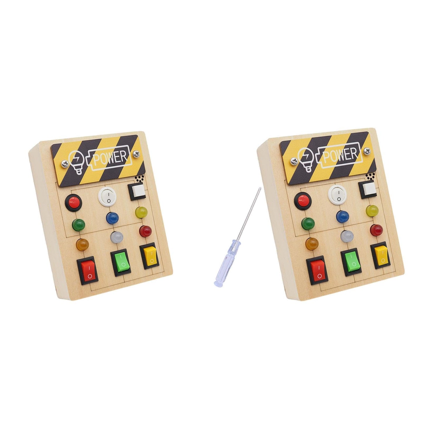Trendivibe Busy Board Role Play With Light Switch For Preschool Kindergarten Activities Without Screwdriver| Baby Learning Toy |