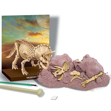 4M Kidz Labs Dig A Triceratops Skeleton