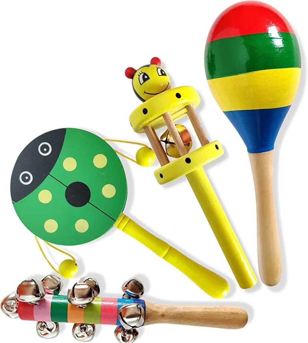 Little Mind Lightweight Infant Toys For 012 Months, Sensory Teething Toys For Newborns, EasyGrip Developmental Shaker Toys For