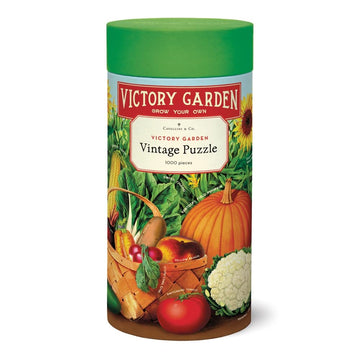 Cavallini Vintage Victory Garden Vegetable Garden Jigsaw Puzzle (1000-Piece)
