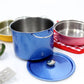 Powertrc Colorful Metal Pots And Pans Cookware With Utensils Playset For Kids
