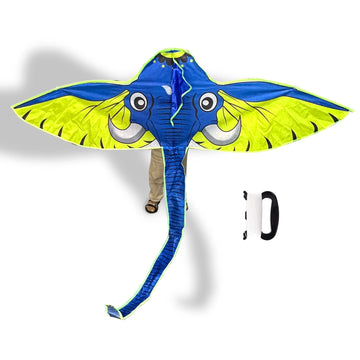Dingbear 1Pcs Simple Flying Kite, Elephant Kite, Suitable For Children, Outdoor Games And Beach Park Activities