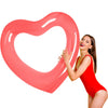 Heart Pool Float  mature-themed Pool Floats  Water Fun Beach Party Toys for Aults Birthday Scene Layout Props. (47 in Transparent red)