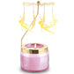 Rotatable Candle, Birthday Gifts for Women, Vanilla Cream Scented Candles Anniversary Christmas Thanksgiving, Unique Butterfly G