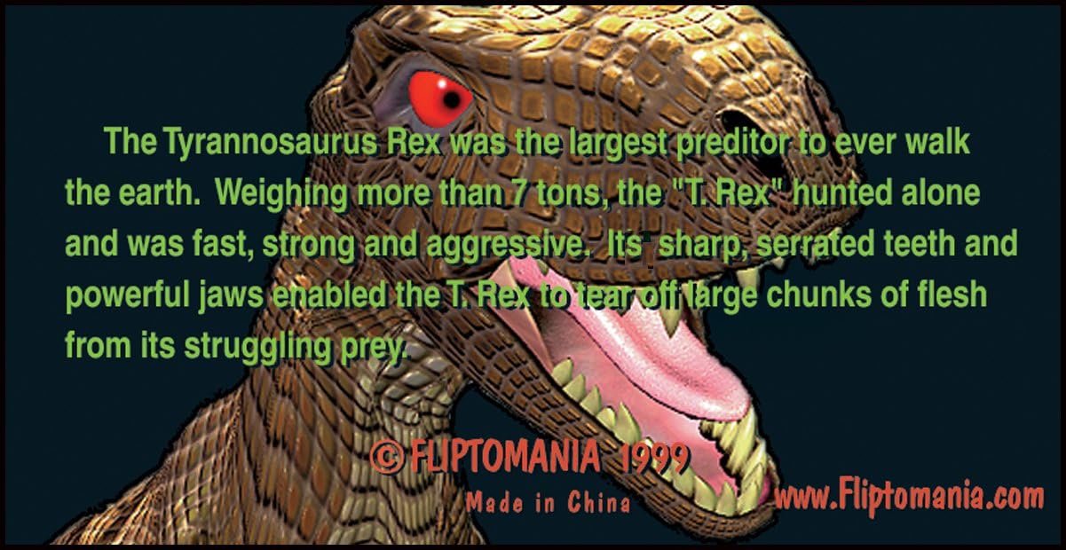 Fliptomania Dinosaur Animation Flipbooks 3 Pack