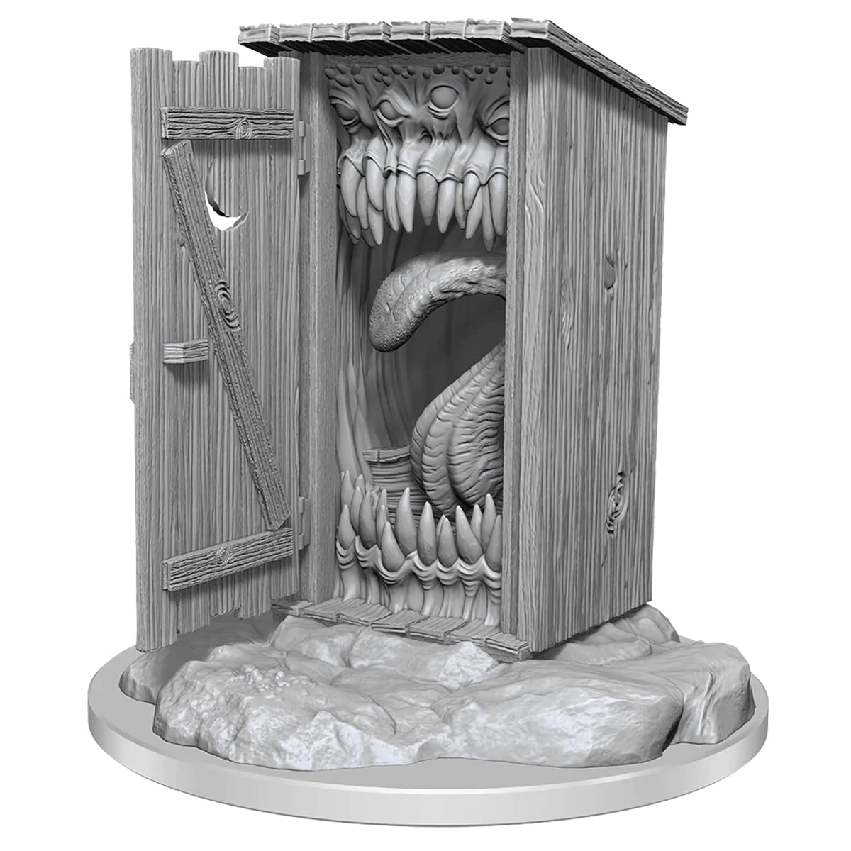 WizKids D&D Nolzur's Marvelous Unpainted Miniatures Giant Mimic, Gray, Plastic, Model 634482904886