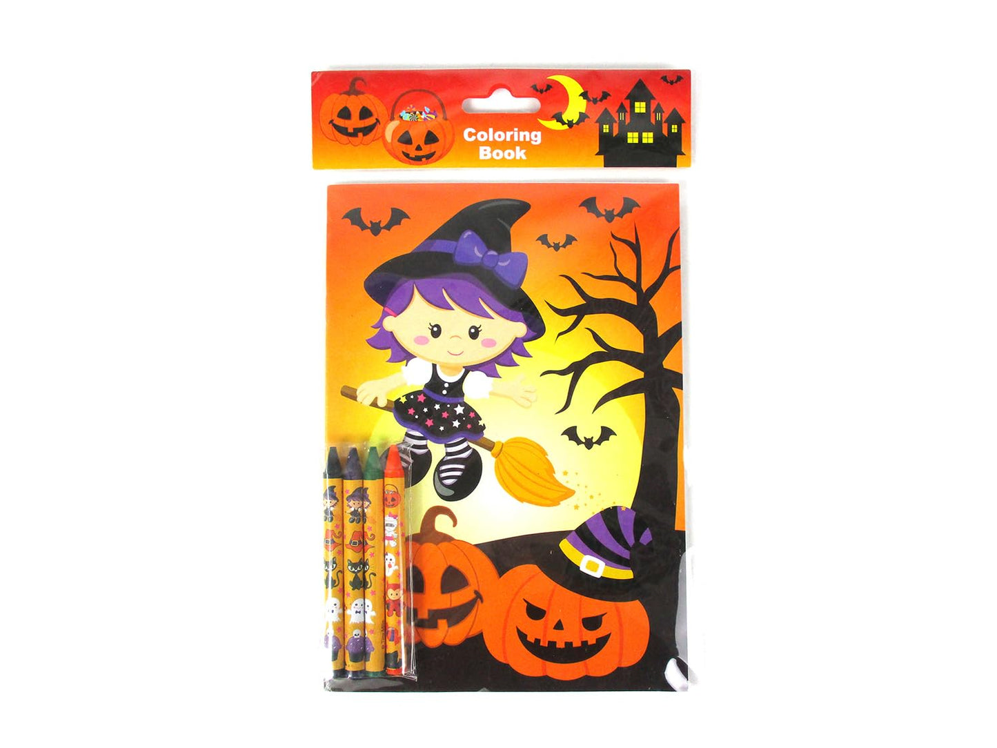 TINYMILLS Halloween Coloring Books for Kids with 12 Coloring Books and 48 Crayons, Halloween Party Favors, Halloween Prizes, Hal