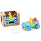 Green Toys Dune Buggy Pull Toy Blue, 1 Ea