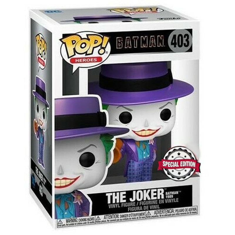 Dc Comics Funko Pop! & Tee Box Batman 89 Joker With Speaker Size M Shirts