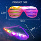 Batweet 60 Pcs Glow In The Dark Glasses, 6 Colors Led Glasses Bulk Party Supplies For Kids And Adults, Glow Neon Party Favors To