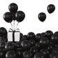 Kalor Black Balloons,100 Pcs 5 Inch Mini Matte Latex Balloons For Balloon Garland Arch, Birthday Decoration, Wedding Party, Baby Shower Decorations