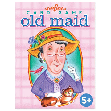 Eeboo: Old Maid Playing Card Game, Cards Are Durable And Easy To Use, Instructions Included, Educational And Fun Learning, For A