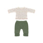 Miniland Clothes for Dolls 12 5/8'' Knitted Outfit Sweater & Trausers - ECO, Made in Spain, Quality, Role Play, Educational