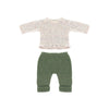 Miniland Clothes for Dolls 12 5/8'' Knitted Outfit Sweater & Trausers - ECO, Made in Spain, Quality, Role Play, Educational