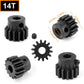 Hobbypark Metal Steel Mod 1 Pinion Gear Set 5Mm Shaft Hole 13T 14T 15T 16T Motor Gears Kit For Rc Car (4-Pack)