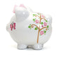 Child To Cherish Ceramic Piggy Bank For Girls, Pink Dotted Owl