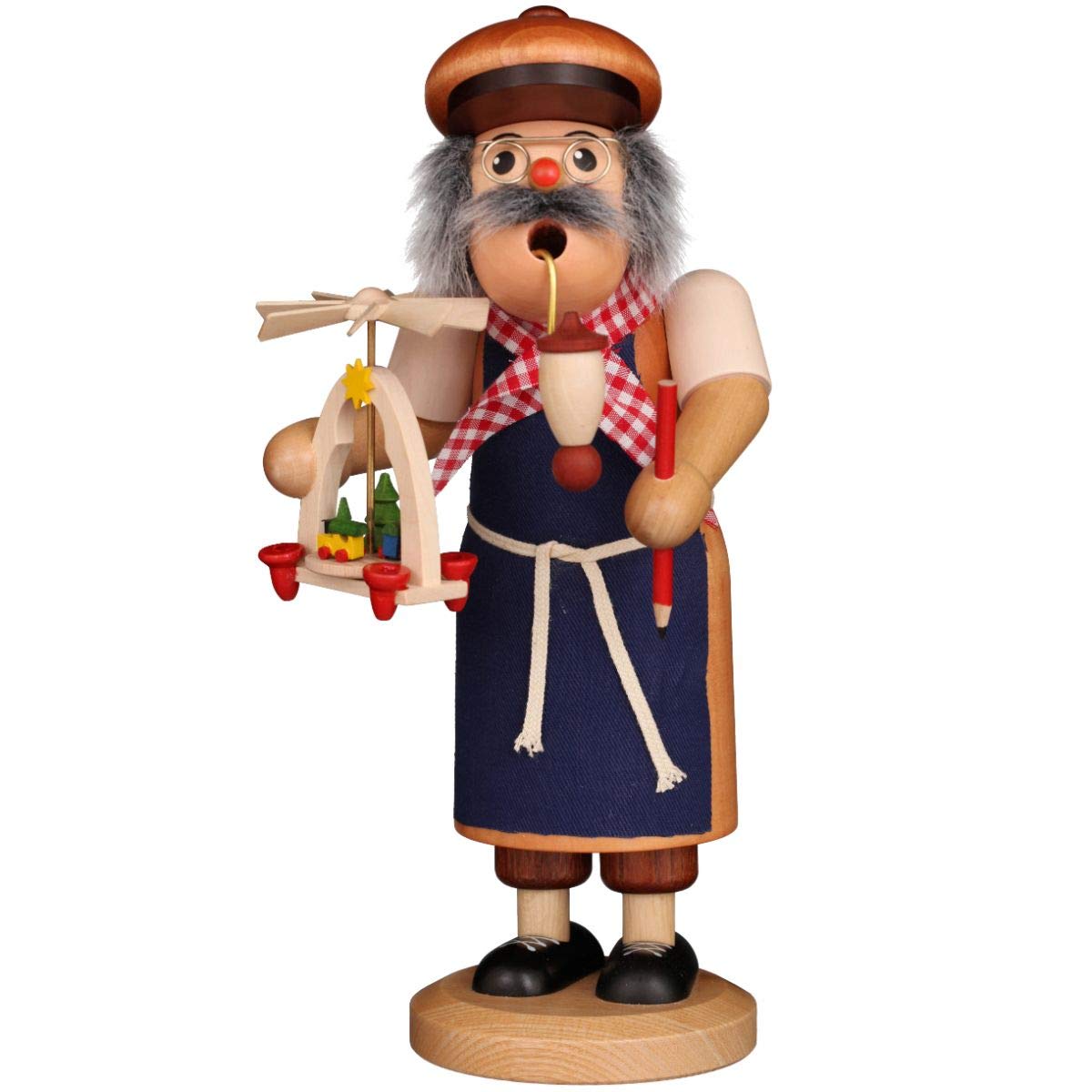 Alexander Taron Christian Ulbricht Decorative Pyramid Maker Smoker - 10.75 H x 5 W x 5 D