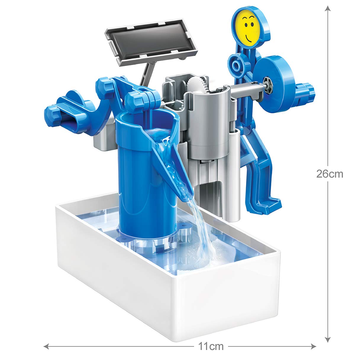 4M Green Science Solar Hybrid Power Water Pump Diy Steam Powered Kids Science Kit
